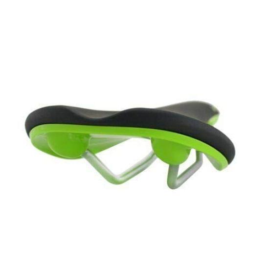 Fabric Scoop Elite Shallow Rails Road MTB Black and VL1791 Cro-Mo Saddle, Green,