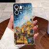 Casing For Oppo Reno14 / Reno 14F / Reno 14 Pro Clear Silicone Jelly Soft TPU Back Cover Cute Rabbit Cat Dinasaur Phone Case