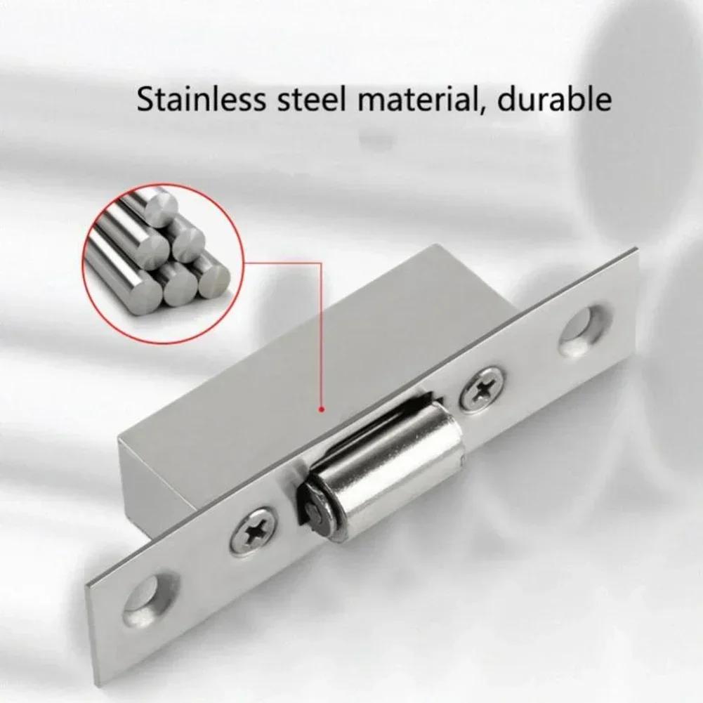 Magnetische Saugnapf-Türberührungsperle aus Edelstahl, Türoberteilperle, unsichtbarer Türverschluss, Kleiderschrank, Küchenschranktür-Stoßfänger