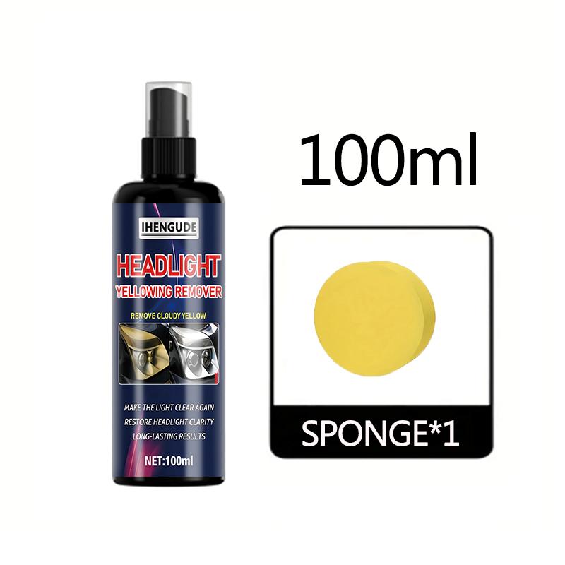 Car Headlight Repair Fluid, Anti-Oxidation/Polishing Agent, Removes Scratches, Brightens Headlights, and Nourishes the Headlights