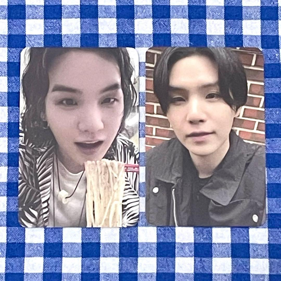 

[USED] Official BTS (Bangtan Boys) agustd analog record LP with 2 trading cards