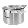 Medium Catering Pot With Lid Mega-M Pro 17L Dia. 32 Cm X H 22 Cm N