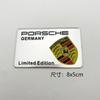 Car Styling 3D Aluminum Sticker Emblem Badge Decal Decoration For Porsche Cayenne Panamera Macan 718 911 918 944 Taycan Boxster IJCDF1