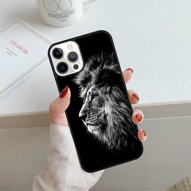 Lion tiger animal cool Phone Case For iPhone 17 Air 14 15 16 13 12 Cover For Apple Pro Max Plus Coque