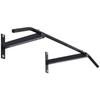 Professional Wall Pull-Up Bar with Steel Structure, 113 x 41 x 20cm, Black