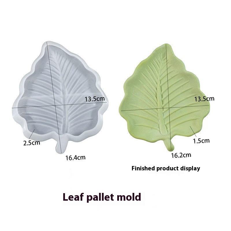 3D Maple Leaf Ash Tray Resin Mold Silicone Large Tray Resin Casting Mold Jewelry Container Art For Diy Resin Coasters