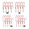 Candy Cane Solar Lights Christmas LED Lamps Decor Lighting Pathway Crutch Light for