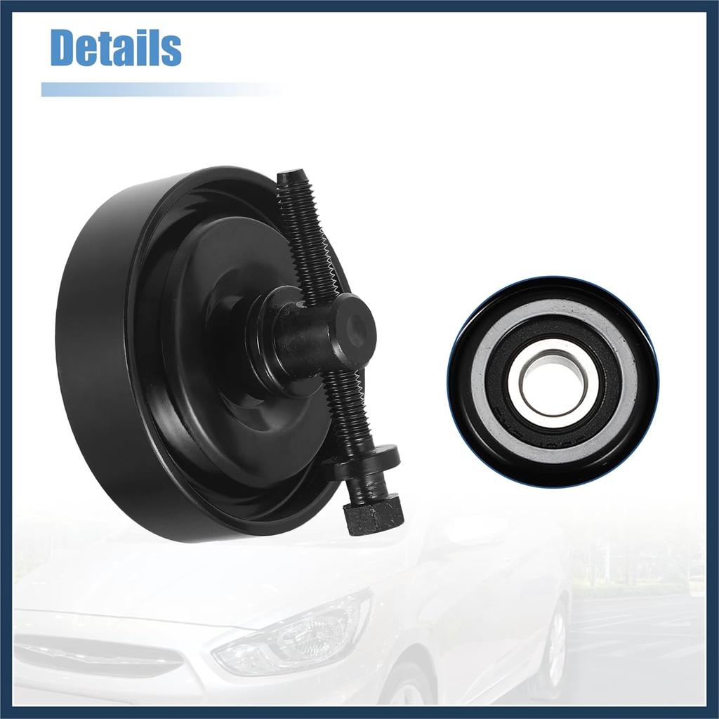 97834-29010 Car Drive Belt Tension Pulley for Hyundai Accent Elantra Tiburon Tucson 1995-2012 for Kia Soul 2010-2011 Belt Tensioner Idler Pulley