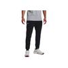 Under Armour Project Rock Terry Joggers Logo Print Mid Rise Cuffed Casual Pants Men Joggers Black 1355634-002