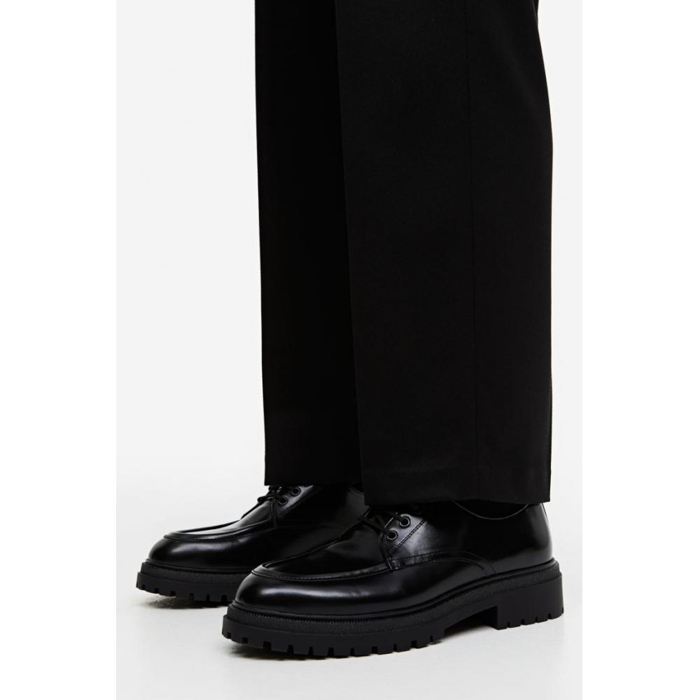 

Туфли HM Chunky Derby черного цвета