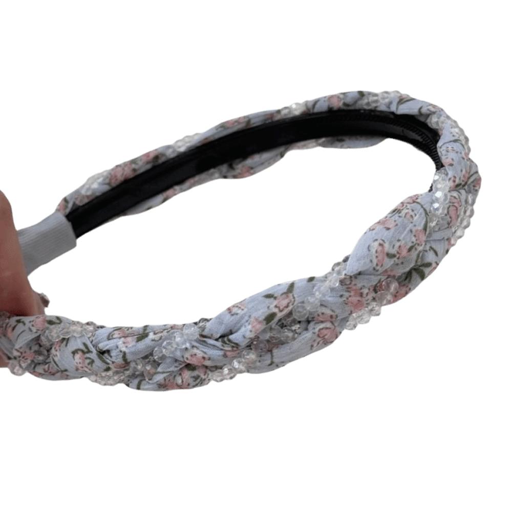 Floral Printed Elastic Hairband Hair Accessories Head Hoop Fashion Flower Print Headband  Women