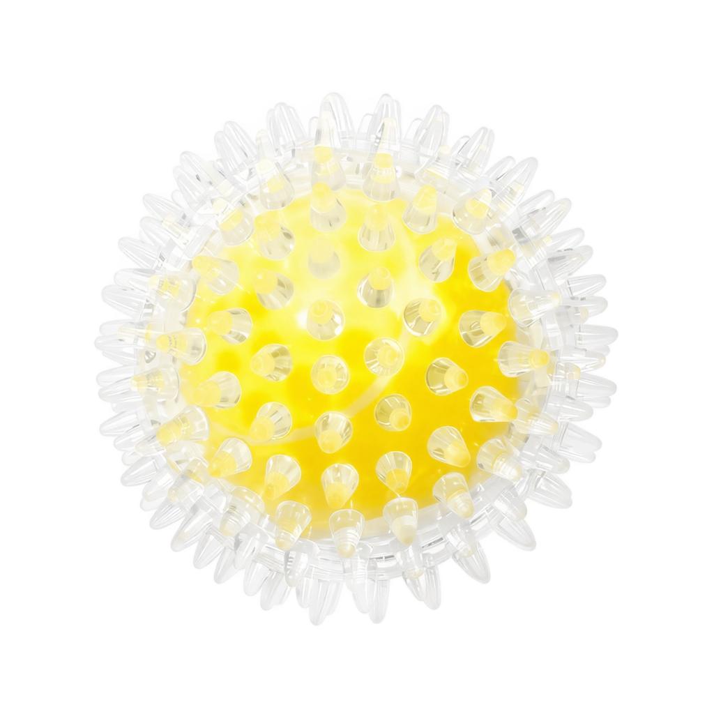 Durable Dog Ball Toy with Spiked Surface Interactive Chew Toy for Pets Suitable for Fetch and Self-Play Activities