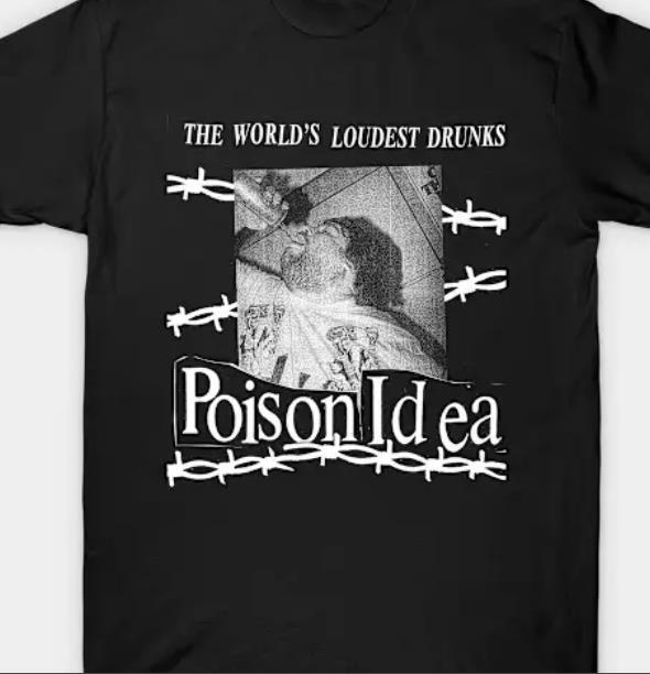 SALE Poison Idea T Shirt Christmas Gift Halloween gift hot new shirt cute Unisex T-Shirt XXXXL