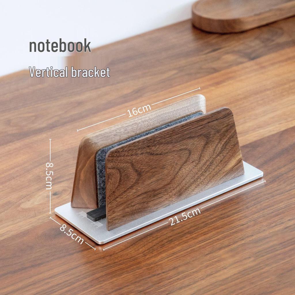 Adjustable Vertical Laptop Stand, Desktop Computer Holder, MacBook Upright Storage Rack, Metal