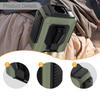 Waist Clip Fan Flashlight 100 Gears Strong Wind Hands Freely Belt Clip Fan for Farm Courier Cycling Hiking Outdoor Activities