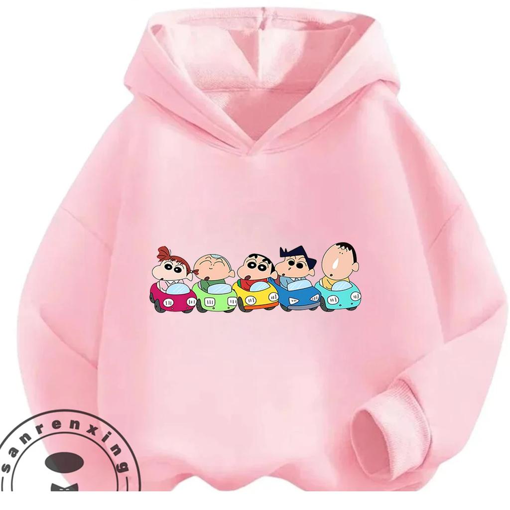 Fashion Kawaii Kids Hoodie Cute Cartoon Graphic Autumn Winter Casual Sweatshirt