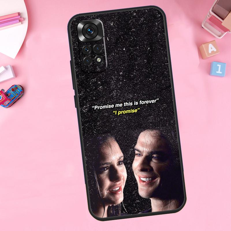 Vampire Diaries Damon Salvatore For Xiaomi Redmi Note 13 14 9 10 11 12 15 Pro Plus Phone Case For Redmi 15 C 14C 10C 12C 13C