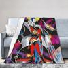 UFO Robot Grendizers Goldorak Strickdecken Flanell Japan Anime Leichte Dünne Überwurfdecken für Tagesdecken Steppdecke Tragbar