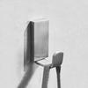 Black 304 Stainless Steel No-Drill Coat & Hat Hook for Bathroom or Entrance