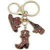 Retro Alloy Denim Boots Keychains & Charms: Unique Women's Accessories