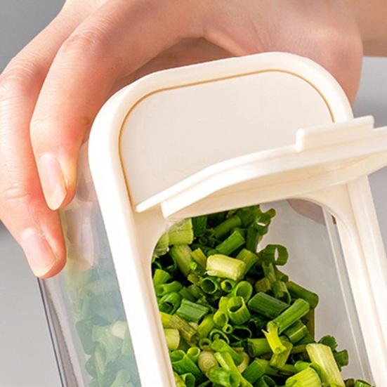 Garlic Ginger Onion Storage Box Transparent with Drain Layer Container Odor Proof Stackable Refrigerator Organizer for Freshness