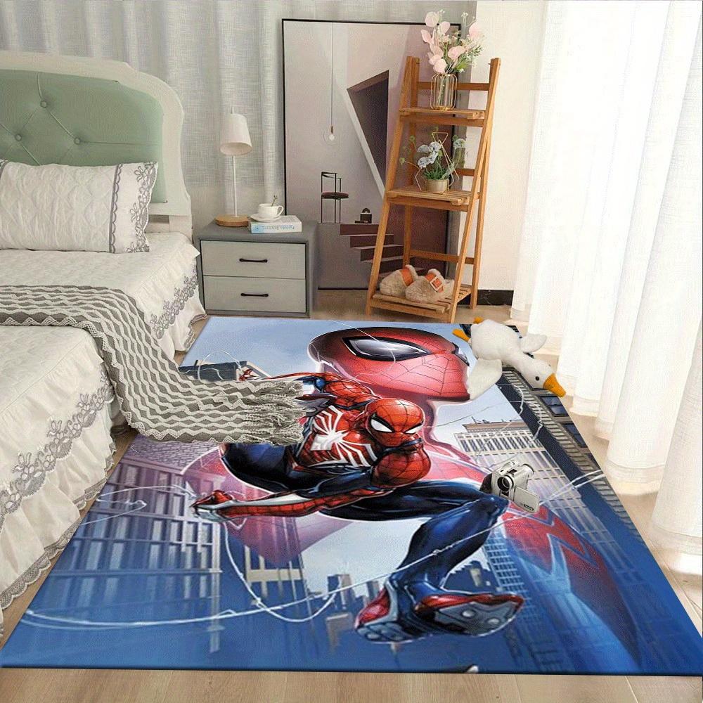 1pz Tappeto Area Tappeto Spider-man, Camera da Letto e Sala Giochi Durevole, Resistente alle Macchie e Facile da Pulire, Soggiorno