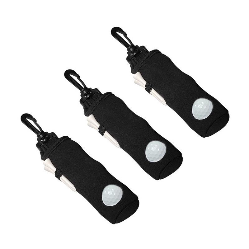 Neoprenová přeshraniční přenosná taška na golfové míčky s háčkem