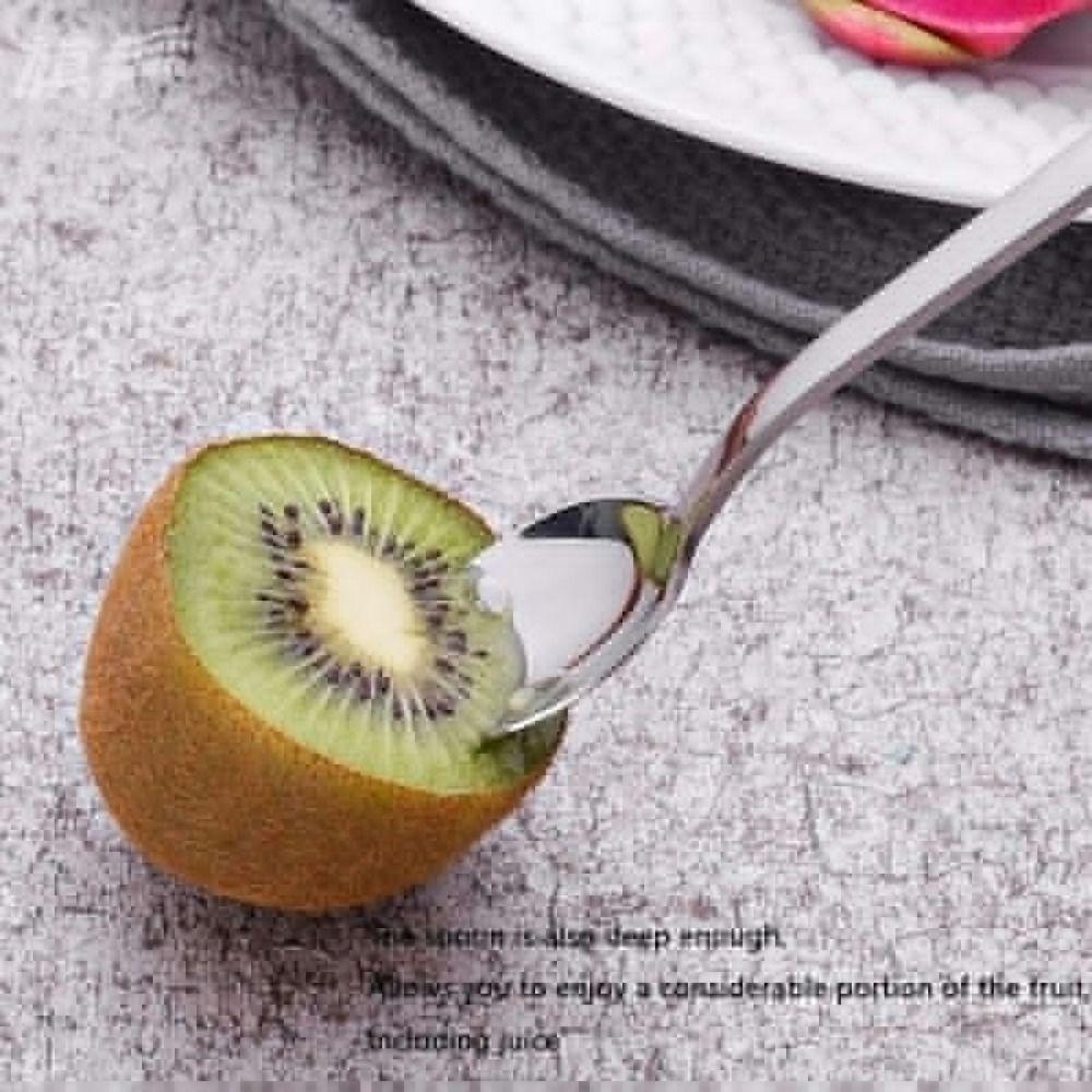 304 Stainless Steel Spoons Silver Dessert Spoon High Quality Grapefruit Spoons