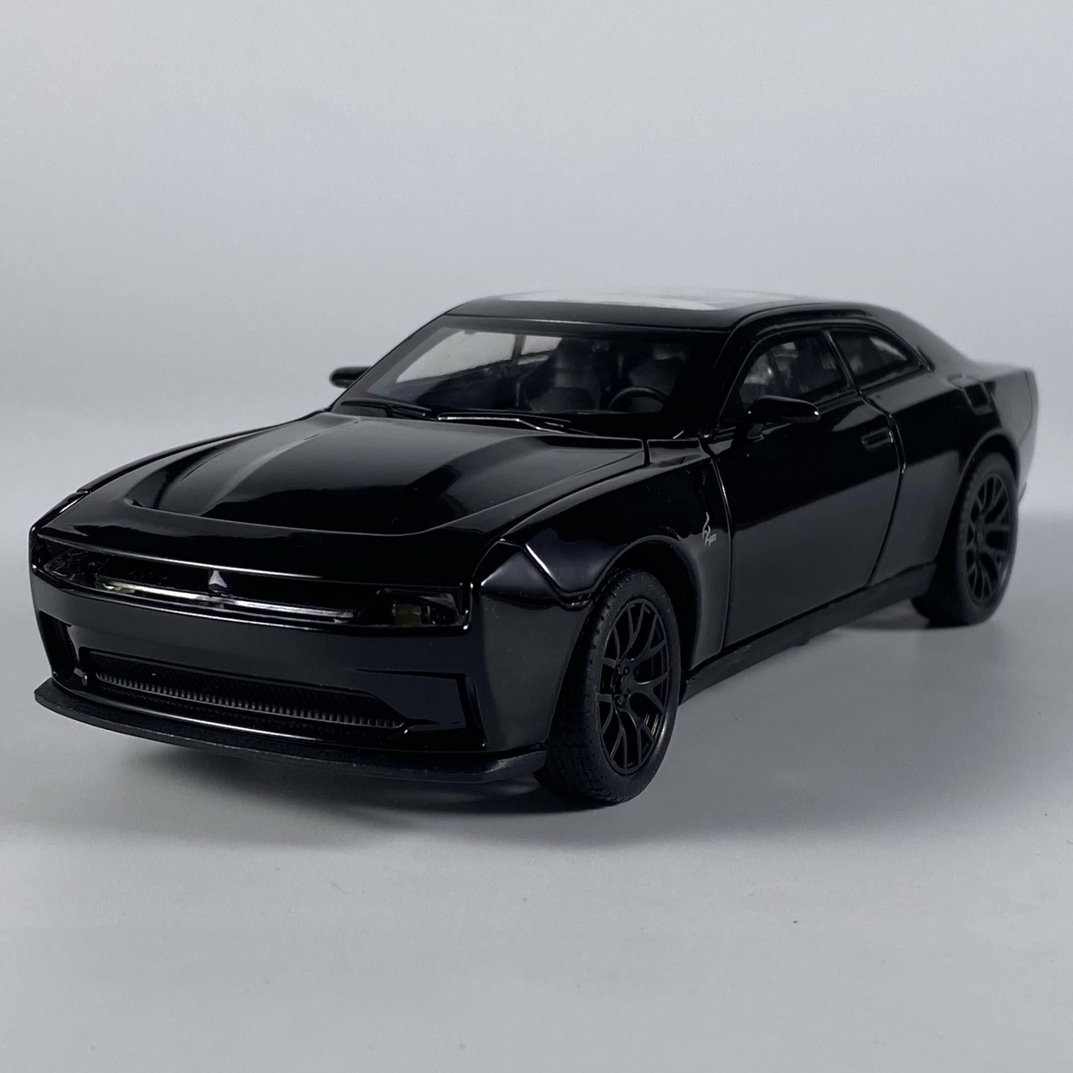 

1:32 Додж Чарджер Дайтона SRT EV Хеллкэт SRT Сплав Литье под давлением Модель Автомобиля Украшение Хобби Коллекция Орнаменты Праздничный Подарок Мальчики чёрный