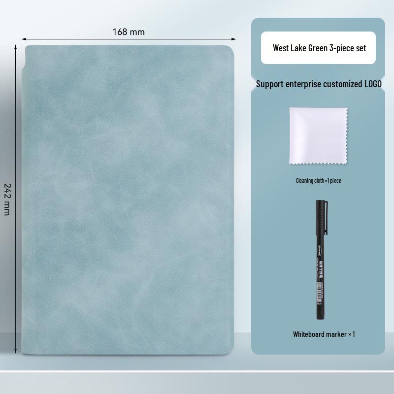 Tragbares faltbares A5 Whiteboard-Notizbuch - Löschbares Schreibtisch-Nachrichten- und Handschriftbrett