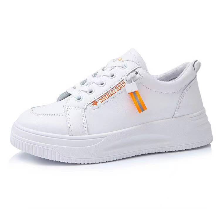 Little White Shoes Women's 2024 Spring New Korean Edition Student Platform Casual Sneakers Fashion Versatile Single Shoes Board Shoes Women