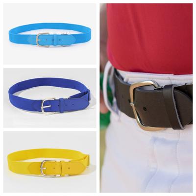Cintura da baseball per adulti con elastico regolabile in lunghezza, cintura da baseball e softball in similpelle, unisex, con cinturino dai colori vivaci