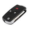 Coque de clé télécommandée modifiée Dandkey à rabat pour Mitsubishi Galant Eclipse Lancer 3/4 Boutons Étui de clé de voiture pliable
