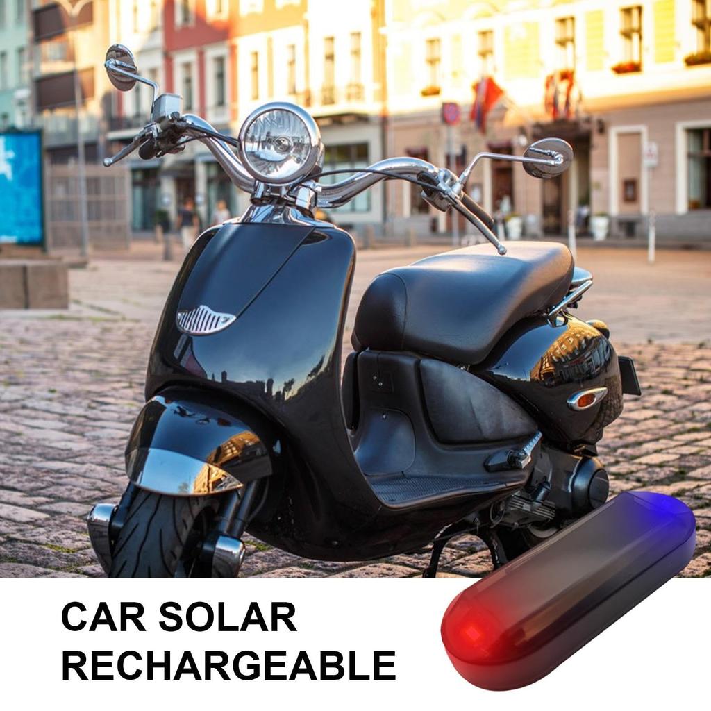 Solar Powered Dummy Car Alarm, Fake LED Flashing Car Alarm To Prevent Solar Power