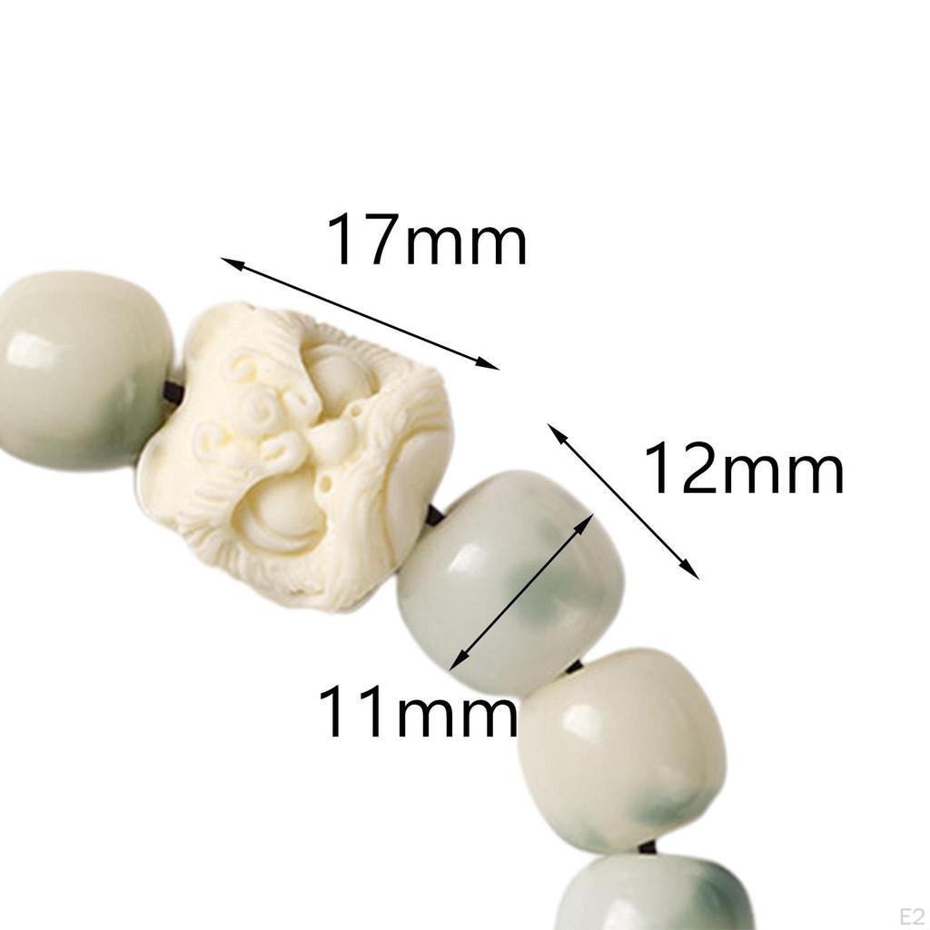 Beaded Bracelet Rosary Lucky Charm Adult Women Men Meditation Wringing Finger