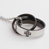 European and American Double Layer Heart Pendant Titanium Necklace - Valentine's Day Gift