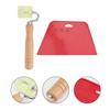 Wallpaper Construction Tool Seam Flat Roller Wooden Pressure Wheel for DIY Home Decoration Apply Hand Tool