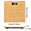 180KG Model Bamboo Weight Scale Square Electronic Weighing Scale Woman Body Scales  Home Use