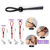 Adjustable Penis Ring Rope BeadsSpermlock Ring Assist Erection Silicone Ejaculation Delay Cock Scrotum Ring Man Lasting Cockring