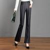2025 Stylish Plaid Micro Flare Slimming Stretchy Women's Long Pants