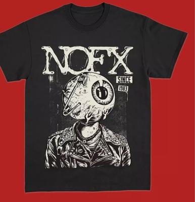 NEU! NOFX - Stickin' In My Eye Unisex Baumwoll-T-Shirt (Schwarz), Größe S-4XL