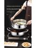 German 316 Stainless Steel Extra Thick Large Capacity Hot Pot & Steamer - Induction & Open Fire Compatible