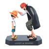 18cm One Piece Anime Figure Four Emperors Shanks Straw Hat Luffy Action Figure Sabo Ace Sanji Roronoa Zoro Figurine toy