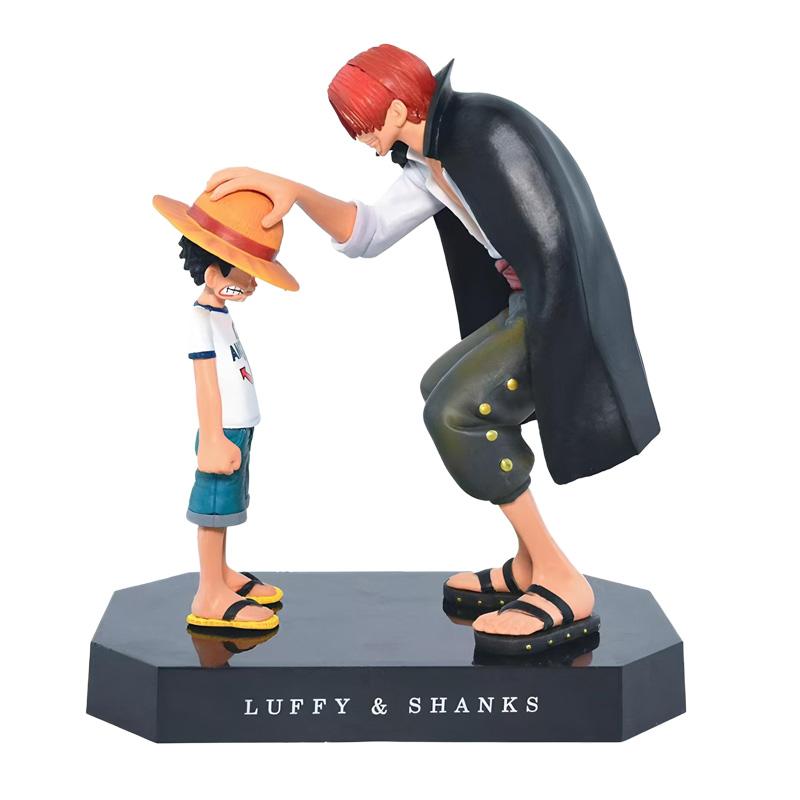 18cm One Piece Anime Figure Four Emperors Shanks Straw Hat Luffy Action Figure Sabo Ace Sanji Roronoa Zoro Figurine toy