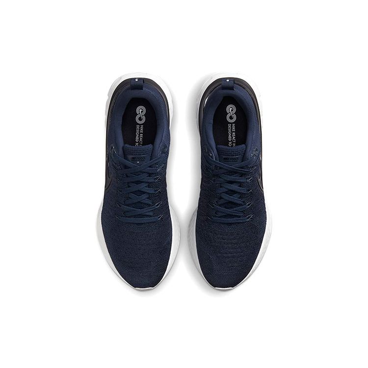 Nike React Infinity Run Flyknit 2 Thunder Blue Men Sneakers College-Navy Platinum-Tint Black CT2357-401