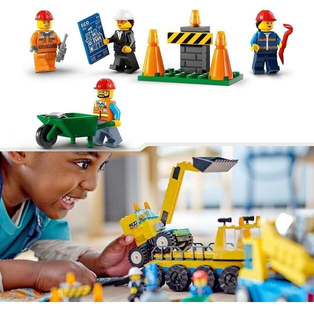 LEGO City 60391 Trucks and Crane with Demolition Ball