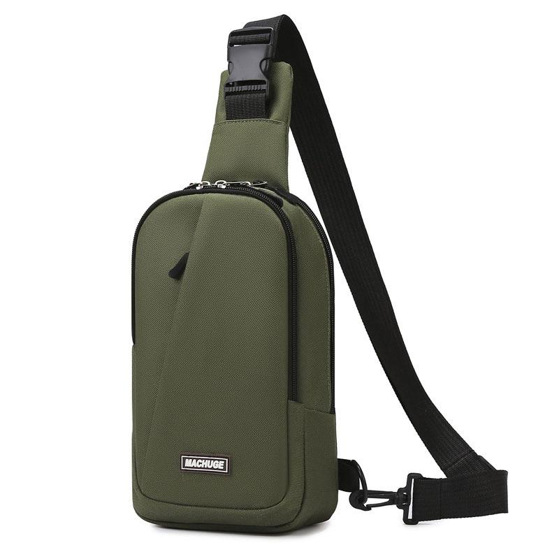

Новая мужская нагрудная сумка для велоспорта, маленький рюкзак большой вместимости, многофункциональная сумка для мобильного телефона, портативная сумка-мессенджер для активного отдыха зелёный