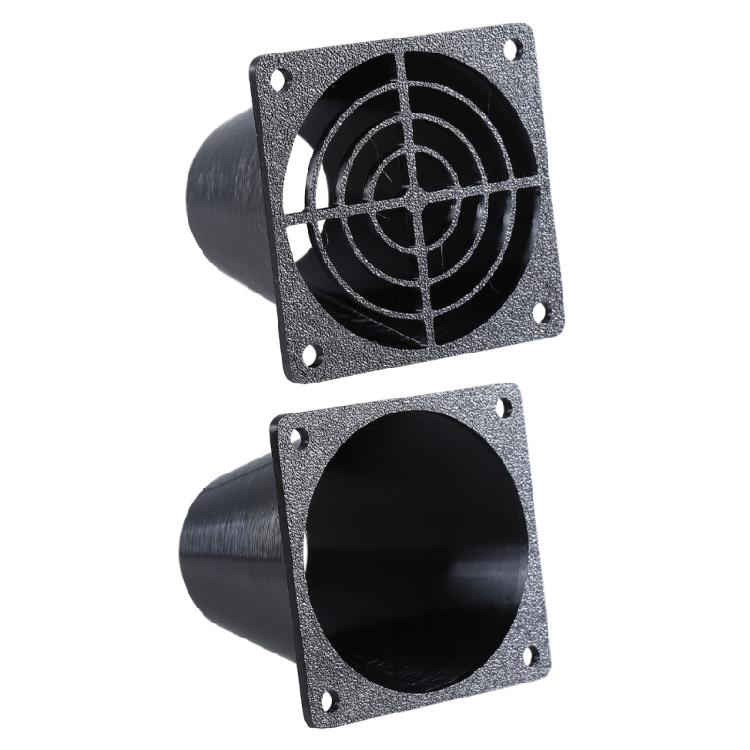 Precise 30mm Cooling Fan Nozzle for 6x6cm Heat Exhaust Fans and Blowers Air Ventilation Fan Circular Outlet