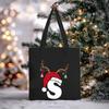 Christmas Letter Print Messenger Bag Student Casual Canvas Bag New