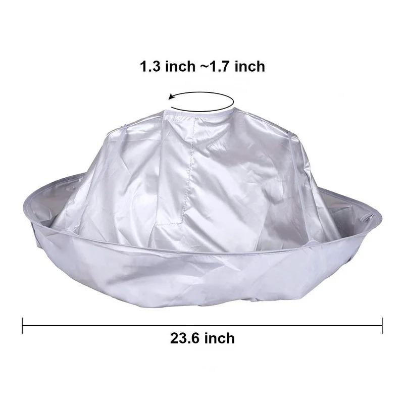 1/2/3pcs Hair Cutting Cloak Umbrella Design Cover, Suitable For Salon Barber Cutting Cloak Wrap, Foldable Waterproof And Portable